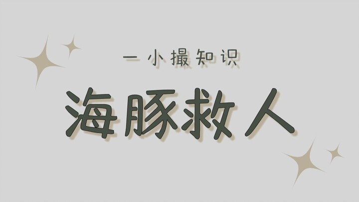 هناك روايتان حول إنقاذ الدلافين للبشر