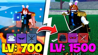 Zeno Thử Thách SỞ HỮU TẤT CẢ ITEM Ở sea 2 trong blox fruit (level 700 to 1500 in roblox)