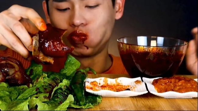 mukbang ngon chàng trai ăn phần 122 #amthuc #monngon