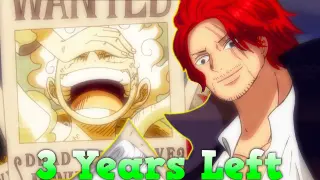 AFTER 25 YEARS ODA PLANS TO END ONE PIECE IN 3 YEARS FORCING SHANKS TO MOVE IN CHAPTER 1054