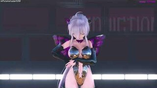 MMD Tda Fairy Haku A คำสั่ง ikPolishShader / 4K / 60FPS