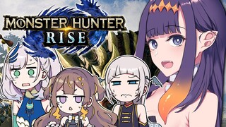 【MONSTER HUNTER RISE】 Hunting with Pochi-sensei + Reine + Anya!