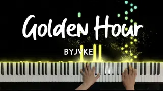 Golden Hour by JVKE piano cover + sheet music (SLOWER VERSION, LOWER KEY)