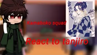 Kamaboko squad react to tanjiro||demon slayer||kamaboko squad||