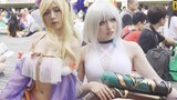 [4K] The white and tender ones must be delicious~ Capturing two beautiful cool coser sisters in the 