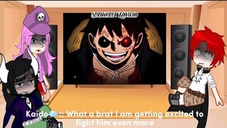 Yonko react to { Luffy/Joy boy/Gear 5 } ||One Piece