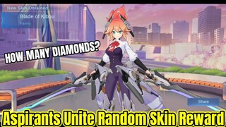 Aspirants Unite Random Rewards Fanny | How Many Diamonds To Get 1 Aspirants Skin? | MLBB