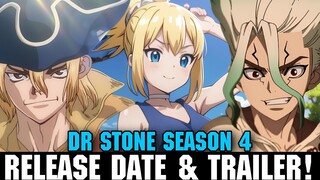 DR STONE SEASON 4 RELEASE DATE AND TRAILER!