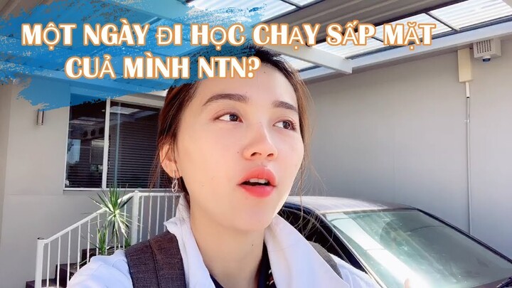 [SYDNEY UNI VLOG] MỘT NGÀY ĐI HỌC ở ÚC, SYDNEY NTN ? "CHẠY SẤP MẶT" LUN