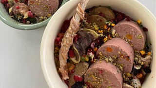 三只茶杯犬的一餐