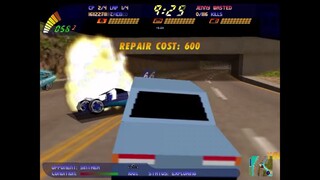 CARMAGEDDON 2 CAR CRASH RAY 1993 FORD MUSTUNG LX TESTER GAMEPLAY