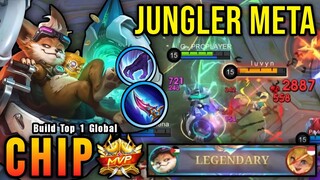 AUTOWIN!! Jungler META Chip Insane 18 Kills!! - Build Top 1 Global Chip ~ MLBB