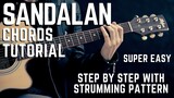 6CycleMind - Sandalan Acoustic Guitar Chords Tutorial + Lesson for Beginners / Experts