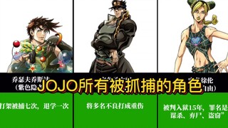 盘点JOJO奇妙冒险中被抓捕入狱的角色！