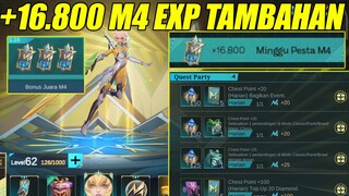 EXP M4 PASS TAMBAHAN HINGGA 16 LEVEL!! AUTO LEVEL 75 UNTUK DAPAT SKIN BEATRIX PRIME! | MOBILE LEGEND