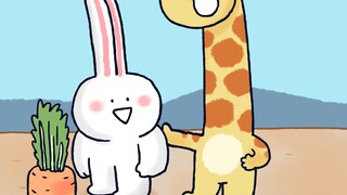 [Little Spear Zoo] The little rabbit pulled out the carrot, but couldn’t pull it out