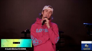 Justin Bieber "Hold On" live di GMA