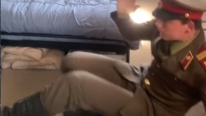 The first thing you do when you wake up every day is to get dressed and do a little kick dance!