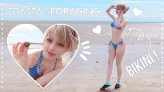 ♡ BIKINI ♡ COASTAL FORAGING | Catch, Cook, Eat !