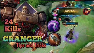Granger perfect gameplay 2021 || Granger best build 2021 || mobile legends bang bang || mlbb