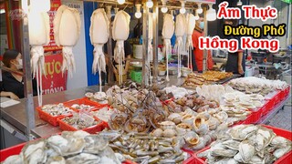 Ẩm Thực Đường Phố Hồng Kong Mực Khổng Lồ Trên Đường Phố Sài Gòn