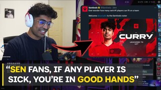 Curry Reacts & Explains Why He Joined Sentinels As A 6th Man