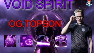 TOPSON VOID SPIRIT ( PLAYER PERSPECTIVE) DOTA 2