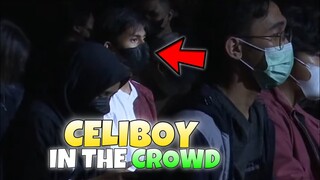 WTF?! is that CELIBOY in the CROWD… 🤯