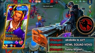 MASTER BODAK MEET AKOBIDA??! | IMPOSSIBLE COMEBACK | TOP GLOBAL/PHILIPPINES BRUNO | - Mobile Legends