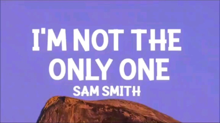 I'm not the only one by sam smith 🌻🌻