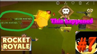 Rocket Royale#7- So I stayed in the spawn island and..... Watch till the end