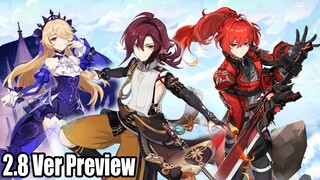Summer Fantasia 2.8 Ver Preview - New Character Heizou - Diluc & Fischl New Outfit