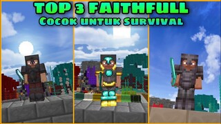 Top 3 Texture Faithfull Nether Update! Cocok Untuk Survival | MCPE 1.16