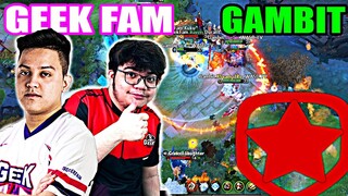 GEEK FAM vs GAMBIT - GAME 2 HIGHLIGHTS MEGA COMEBACK | WePlay! Bukovel Minor 2020 Dota 2