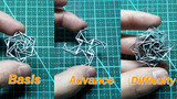 [DIY]Tutorial membuat heksagram dengan staples
