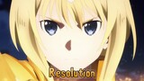 『Lyrics AMV』 Sword Art Online: Alicization War of Underworld OP 1 Full 【Resolution - Tomatsu Haruka】