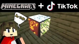 MINECRAFT nhưng làm theo TIK TOK #1:Tôi đã làm ra một thứ vô cùng ảo diệu trên tiktok vào Minecraft