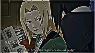 momen tsunade dan shizune melihat foto masa lalu danzou...