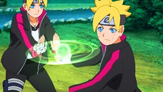 Boruto was taught Naruto's special technique Rasen Shuriken by Kakashi