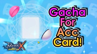 [ROX] Completing Equipment Card! Card Gacha For Acc Card | King Spade