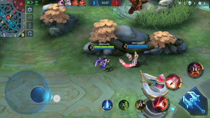 Weak Hanabi user 🤣 #MobileLegends #BilibilixRox