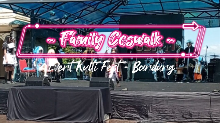 Family Coswalk Event Kulti Fest Bandung