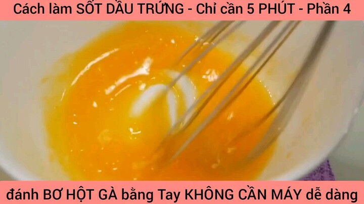 cách làm sốt bơ hôi gà bằng tay không cần máy #4