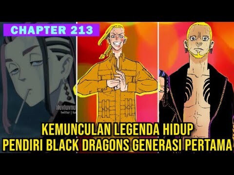TOKYO REVENGERS CHAPTER 213! KEMUNCULAN LEGENDA HIDUP PENDIRI BLACK DRAGONS GENERASI PERTAMA!! RILIS