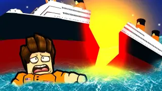 Kapal Titanic Tenggelam Dalam Laut!!! [The Titanic [STORY!]] (Roblox Malaysia)