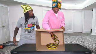 Kai Cenat & 21 Savage What's In The Box Challenge!