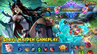 New Revamped Kagura Gameplay , Soryu Maiden Skin - Mobile Legends Bang Bang