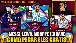 COMO PEGAR GRÁTIS?😱 MESSI, LEWA, MBAPPÉ, ZIDANE 107 & MUITO MAIS *GRÁTIS*🔥 FIFA MOBILE 23