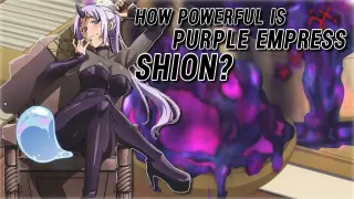 How Powerful is the PURPLE EMPRESS SHION, Power & Abilities Explained | Tensura Explained