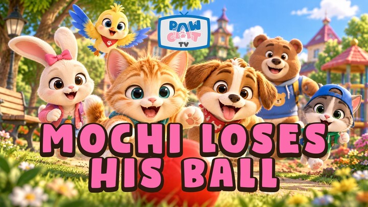 Mochi Lost His Ball! 🐱⚽ | PAWCATTV